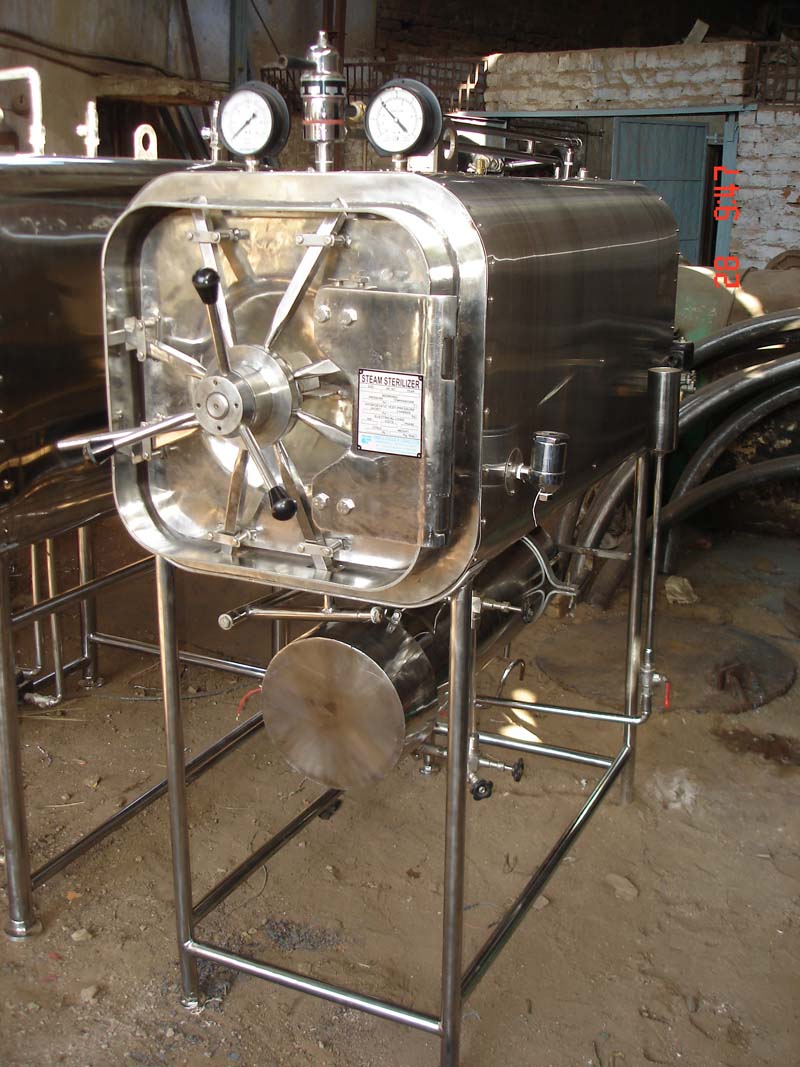 horizontal high pressure stema sterilizer